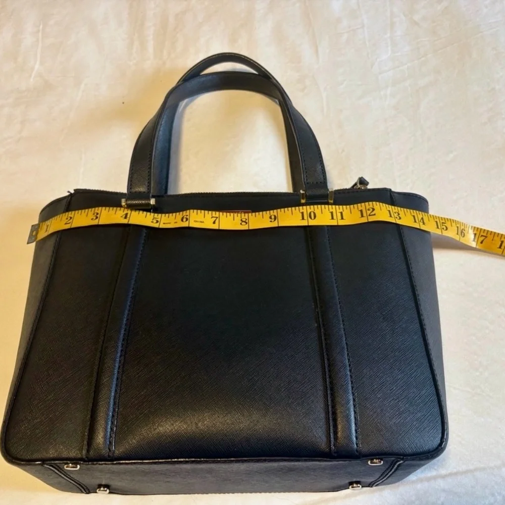 EUC Kate Spade New York Newbury Lane Cadene Black Leather Satchel - Picture 6 of 10